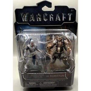 Warcraft Mini Figure Durotan & Alliance Soldier Action Figures (2 Pack)